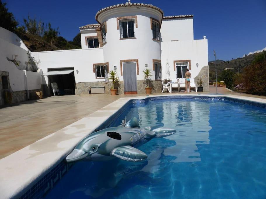 Countryside Private Apartment With Pool & Sea View Торрокс Екстер'єр фото